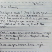 My brother's script.