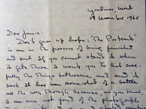 My uncle's autography.